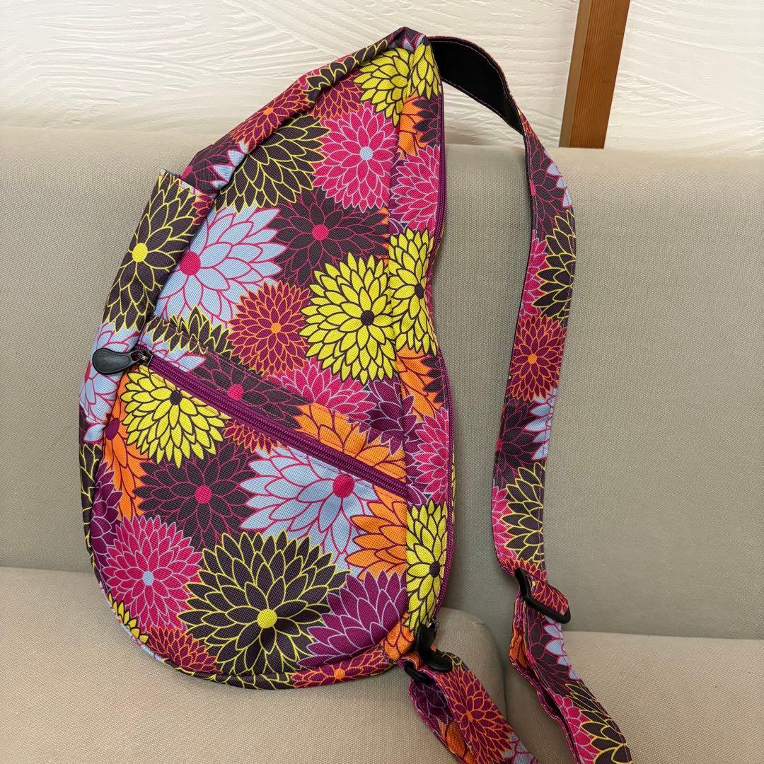 美品　ヘルシー バックバッグ Sサイズ マルチカラー