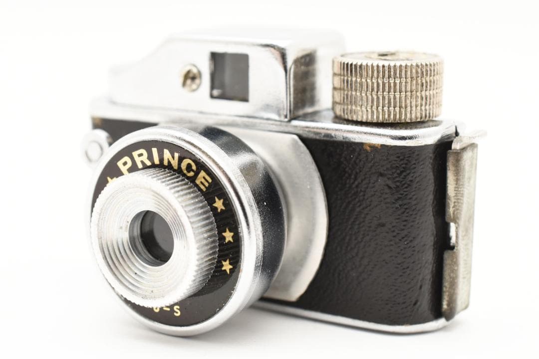 しっかり動きます！ PRINCE 16-S トイカメラ レザーケース 元箱付き