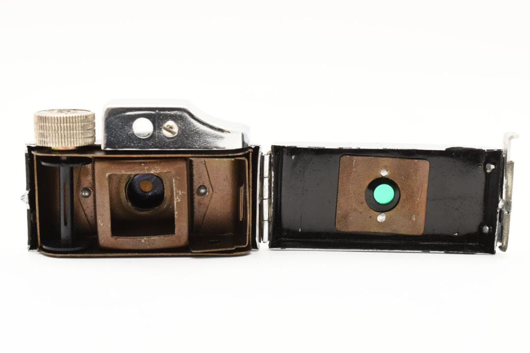 しっかり動きます！ PRINCE 16-S トイカメラ レザーケース 元箱付き