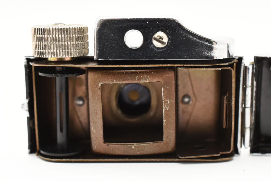 しっかり動きます！ PRINCE 16-S トイカメラ レザーケース 元箱付き