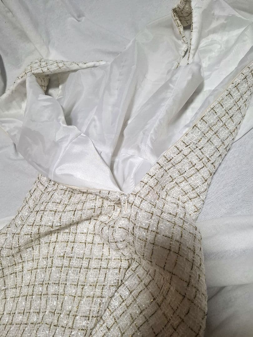 顕様 ツィードワンピース