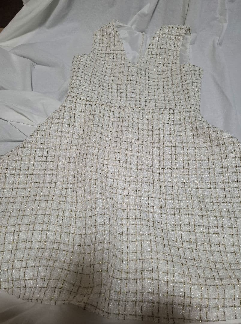 顕様 ツィードワンピース