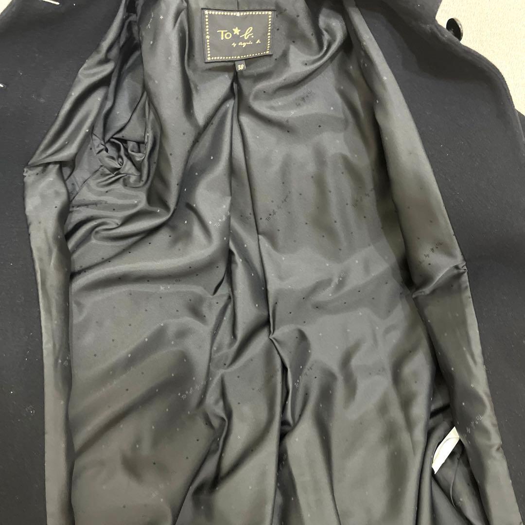 To b. by agnes b. ニューピミリココート ブラック 黒 38 M