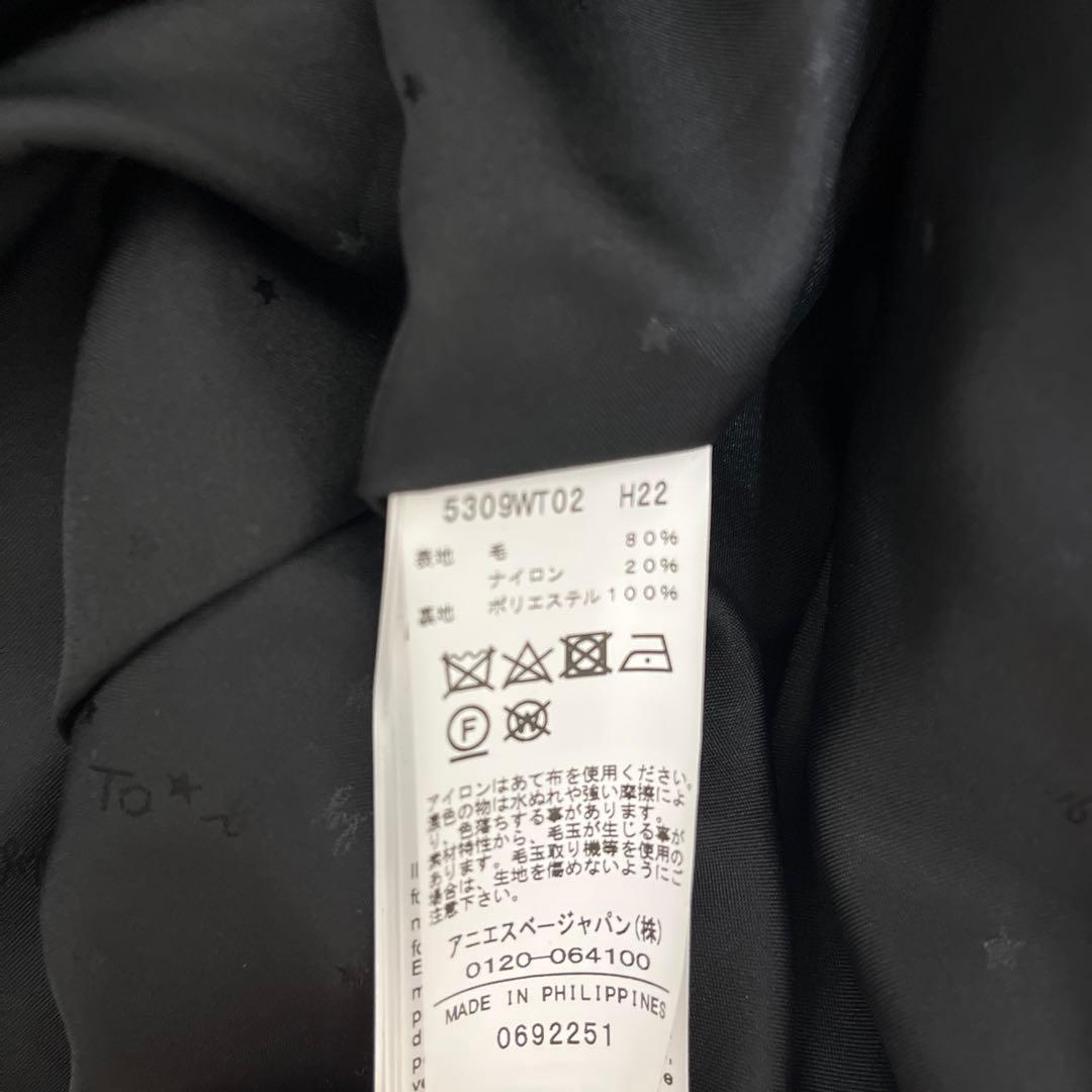 To b. by agnes b. ニューピミリココート ブラック 黒 38 M