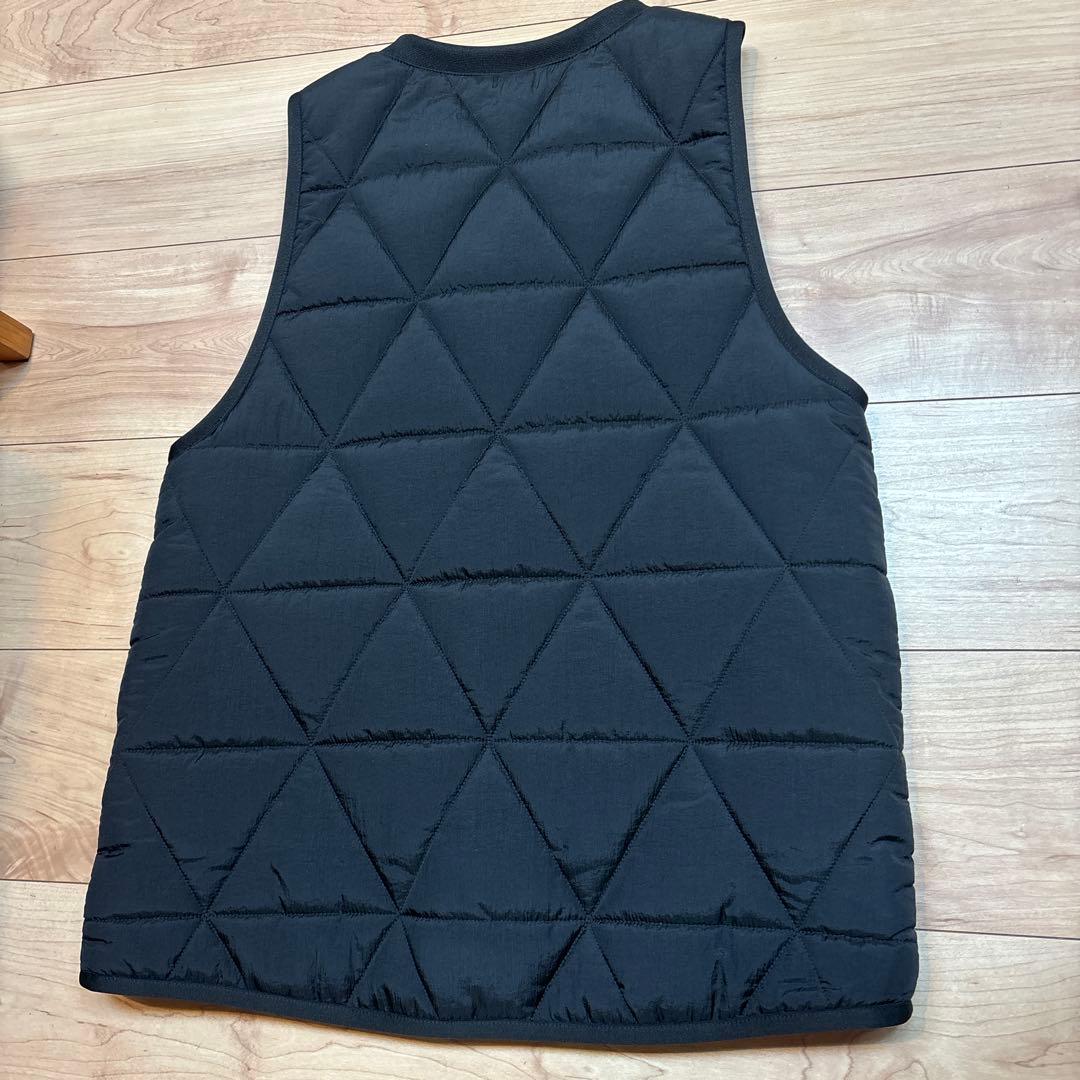 Jordan ブラック キルティング ベスト