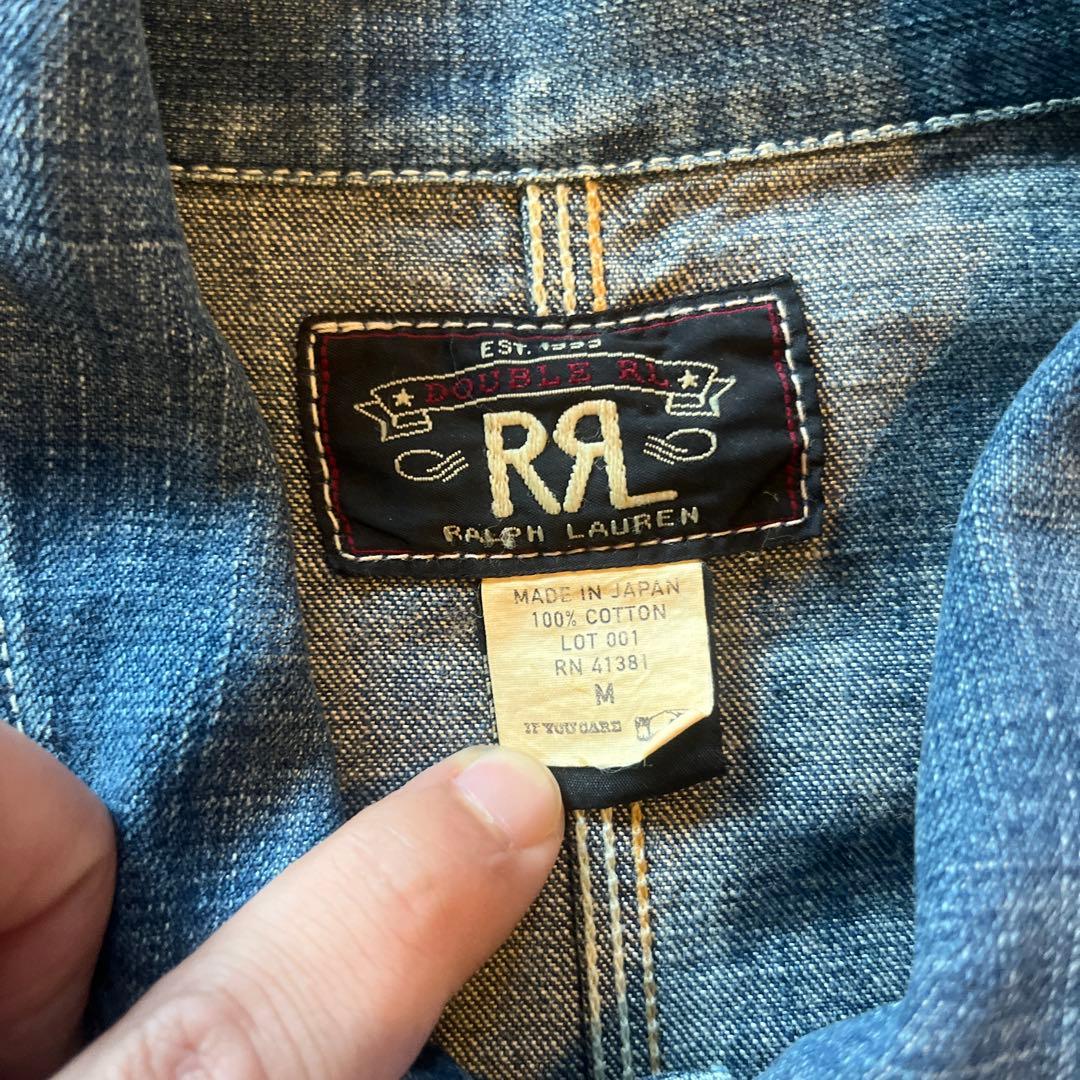 RRL デニムカバーオール M