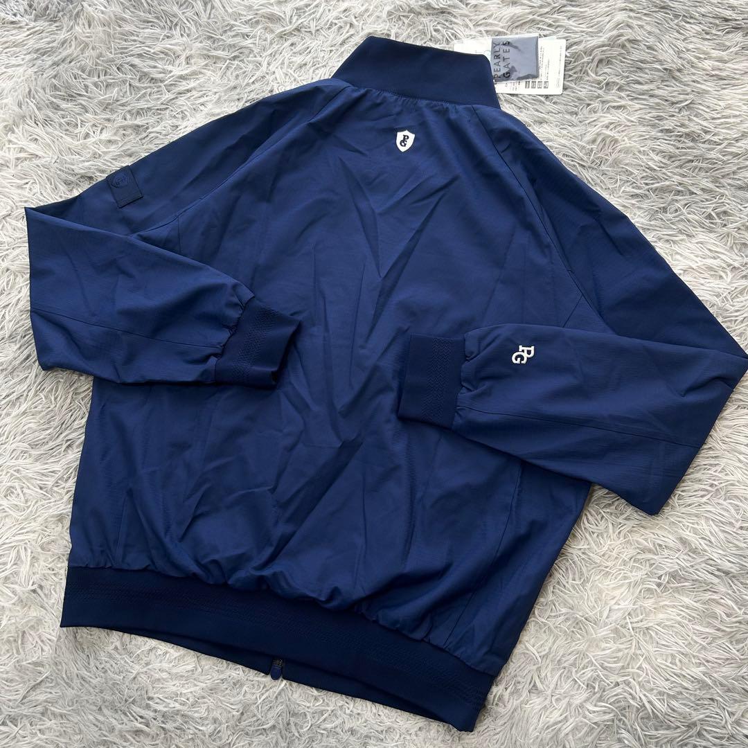 新品　パーリーゲイツ　ジャケット　ブルー　レオパード　ブルー　青　サイズ2