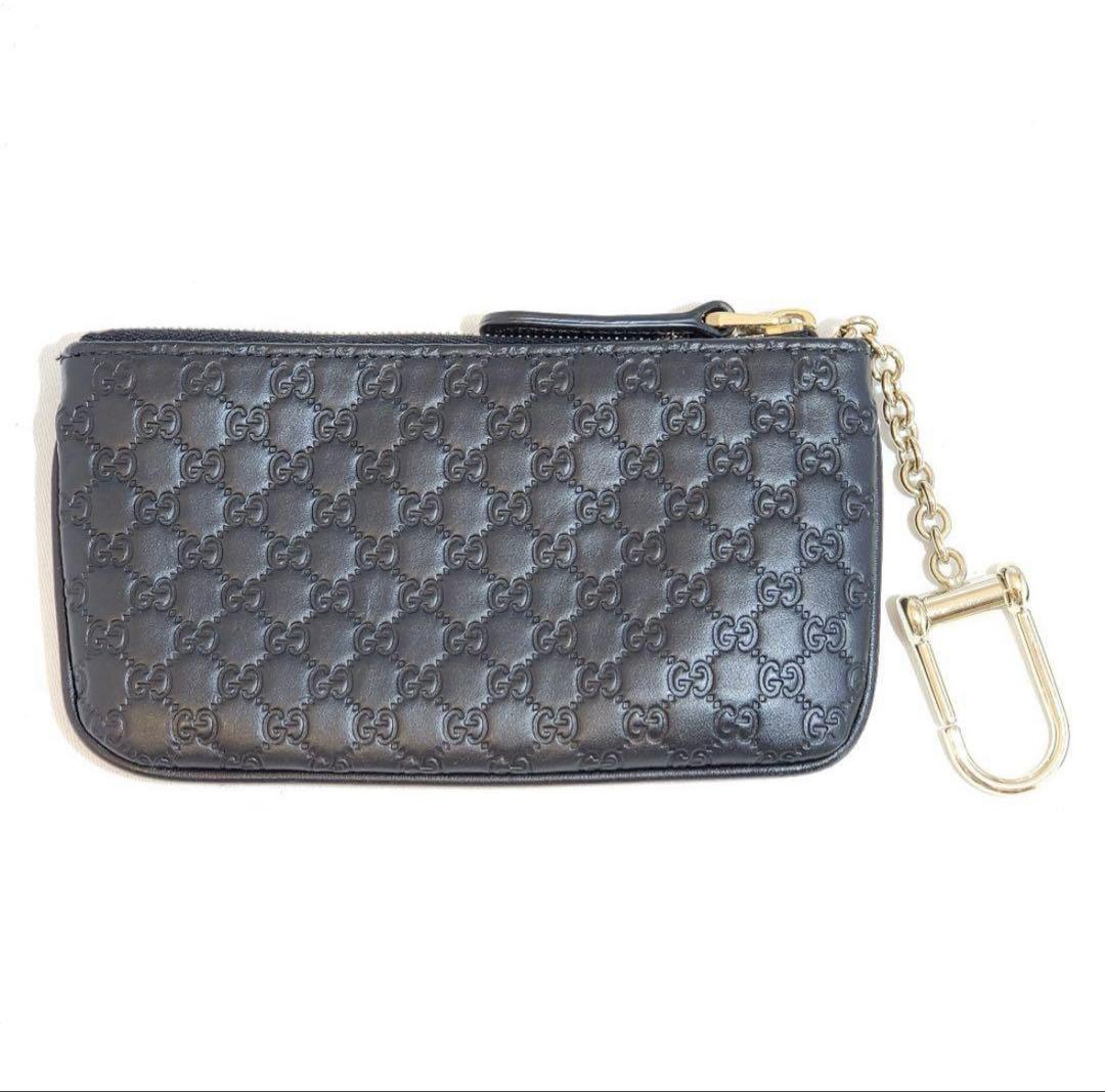 最終！早いもの勝ち美品　GUCCI キーリング付き  カードケース 財布