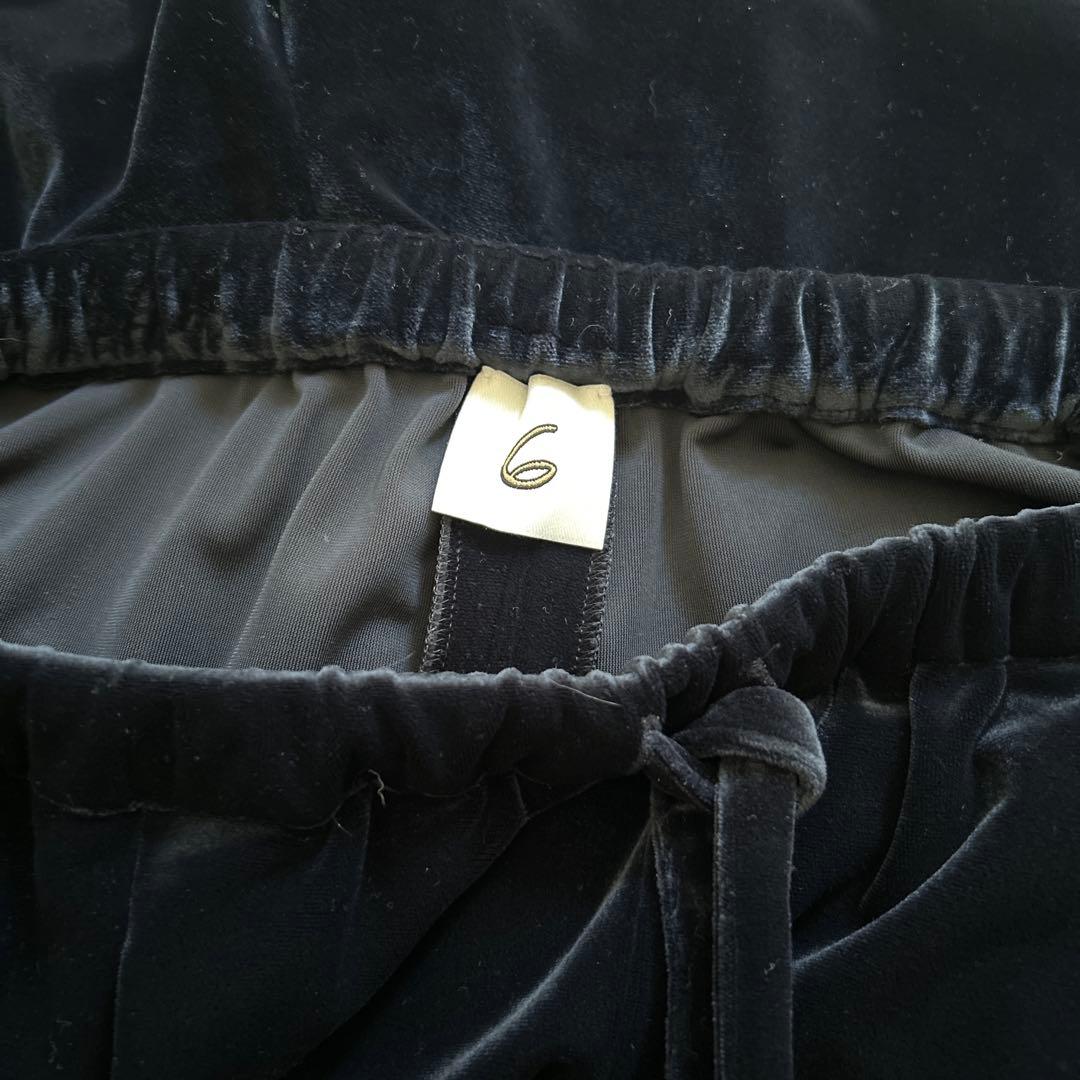 6(ROKU)VELOUR PANTS ベロアパンツ 38