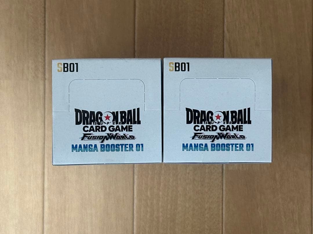 ドラゴンボールカード MANGA BOOSTER 01 2BOX 新品未開封