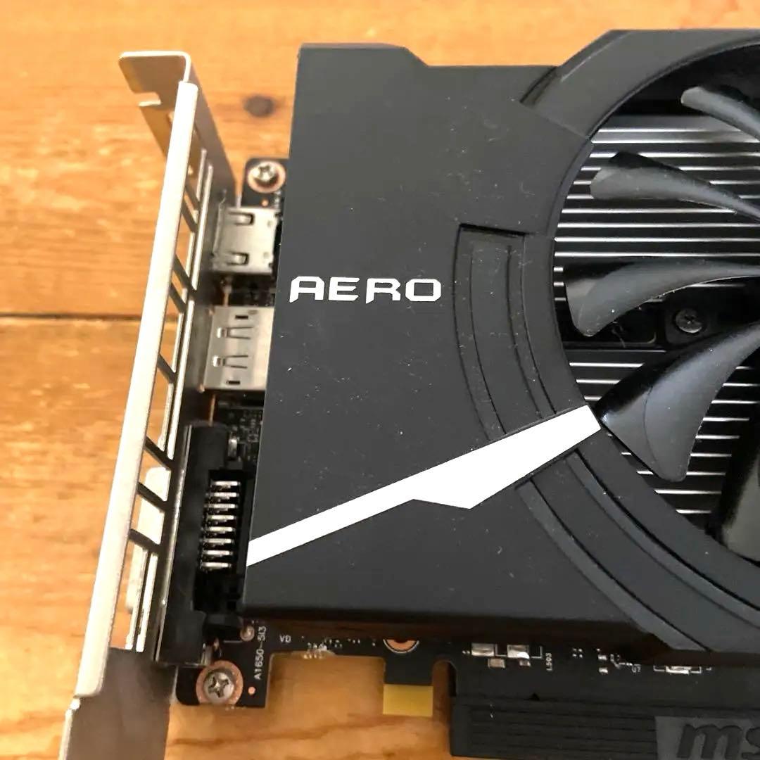 グラフィックボード・グラボ・ビデオカード MSI AERO ITX GEFORCE GTX 1650 4G OCV1