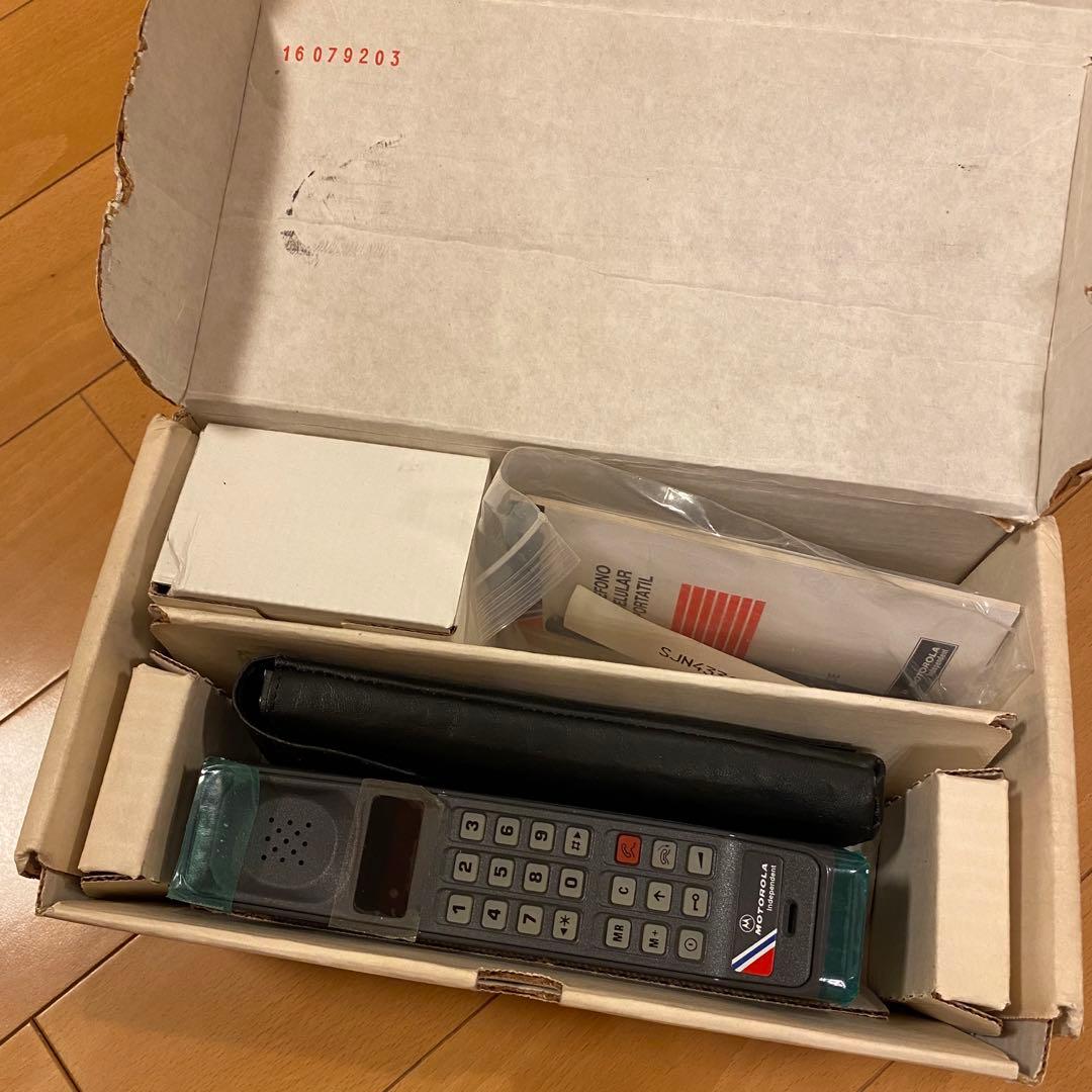 【箱付き・美品】Motorola ブリックフォン【1992年モデル】