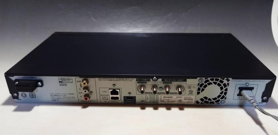 ★SHARP ブルーレイレコーダー BD-W1700 1TB 2015年★