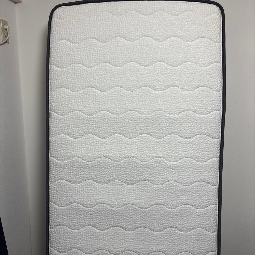 ホワイト スプリングマットレス シングル