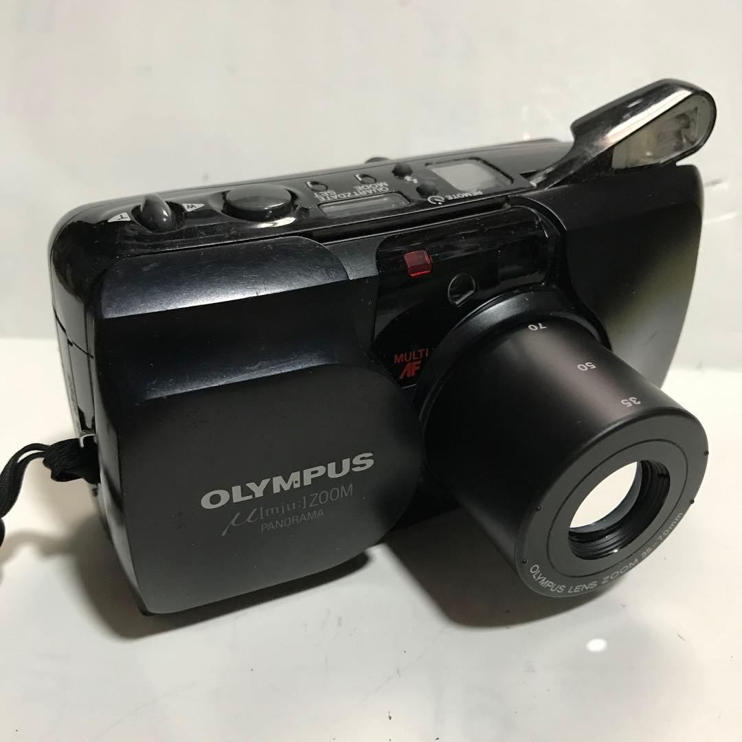 【動作確認済】【新品電池付き】OLYMPUS μ mju PANORAMA