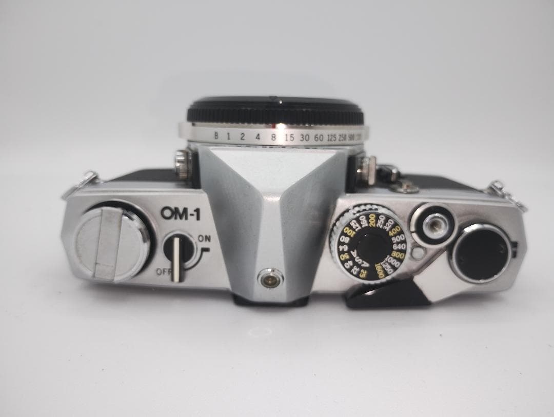 【完動品 良品】OLYMPUS OM-1 一眼レフカメラ シルバー 動作確認済み