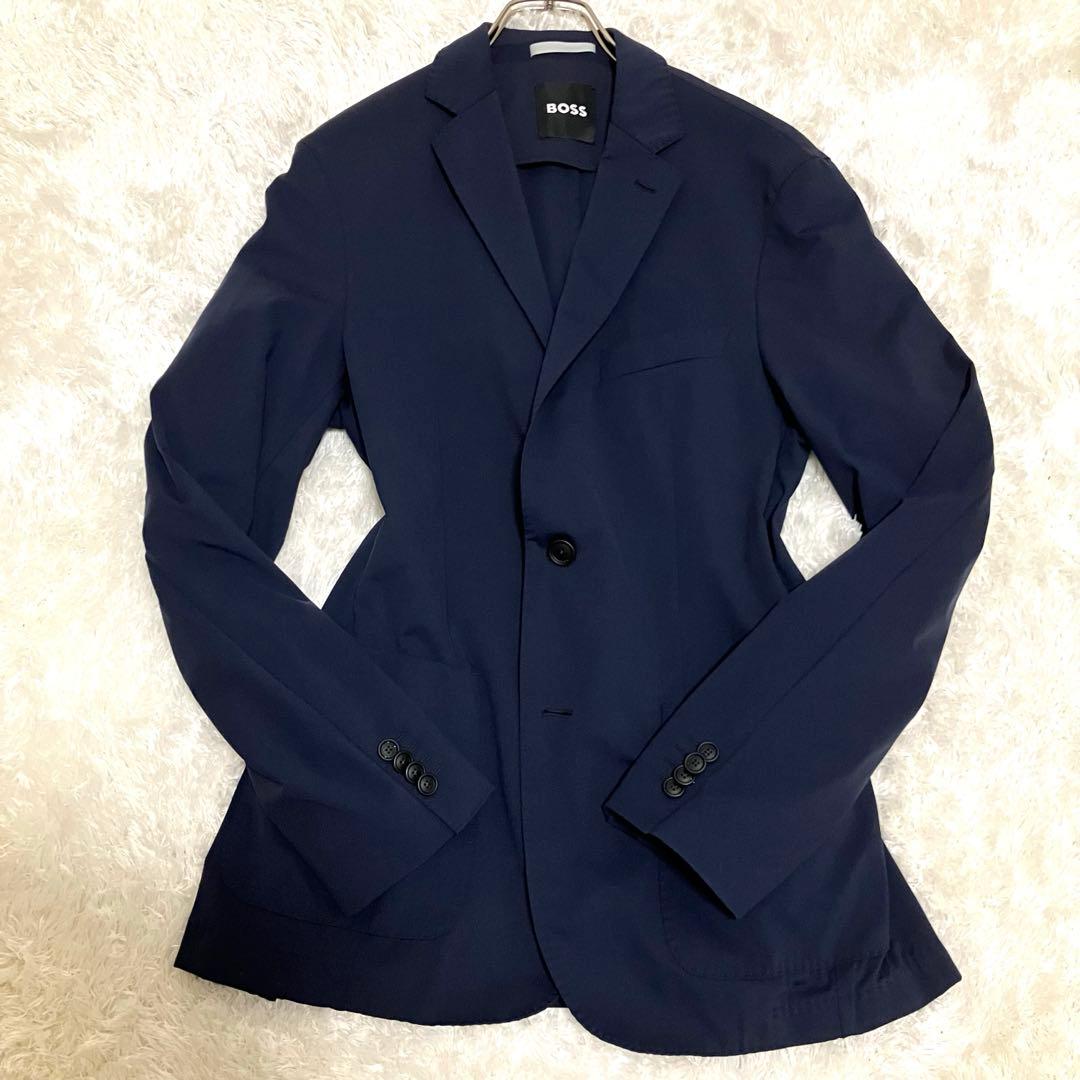 極美品✨ ヒューゴボス テーラードジャケット　4WAYストレッチ 現行タグ 48