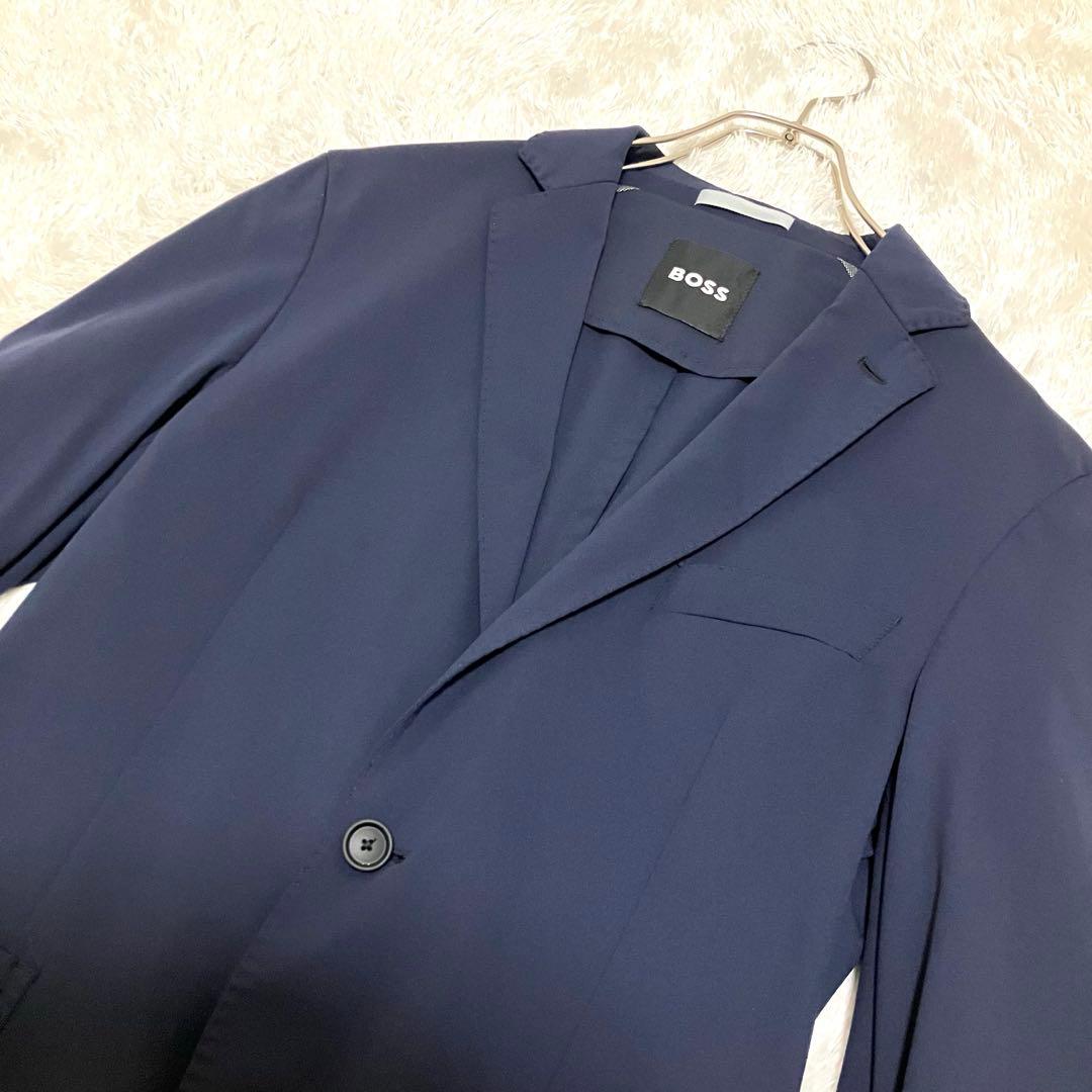 極美品✨ ヒューゴボス テーラードジャケット　4WAYストレッチ 現行タグ 48