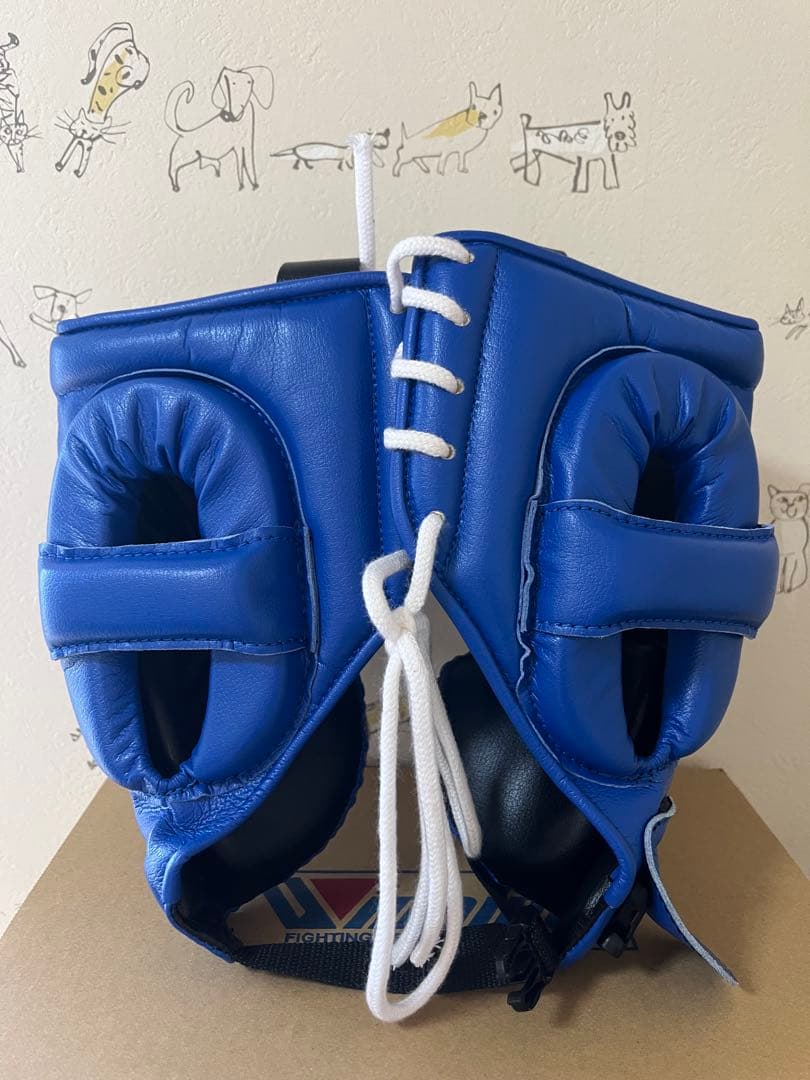 Winning ヘッドギア L ブルーフェイスガード　新品未使用　箱付き