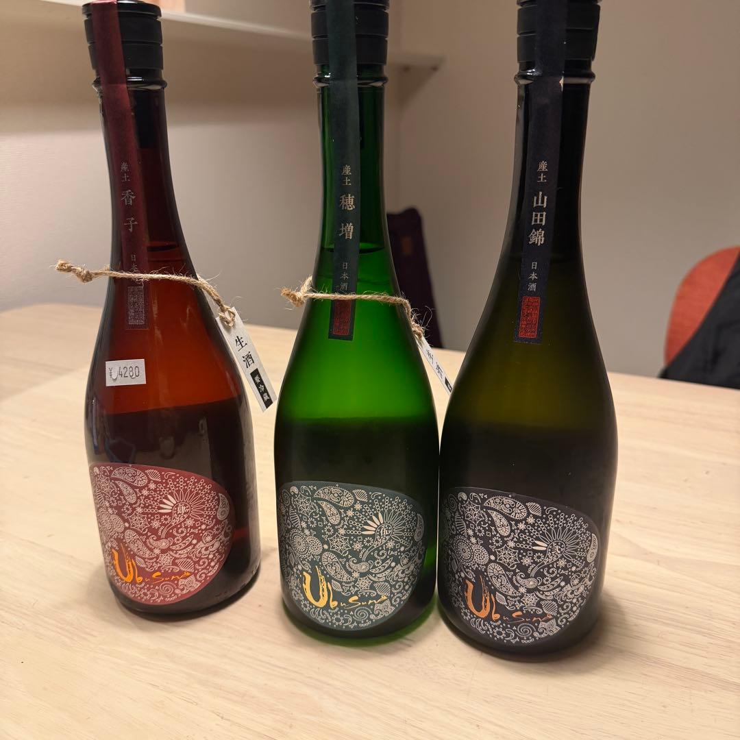 産土　四農醸 五農醸 二農醸 三本セット720ml 飲み比べ