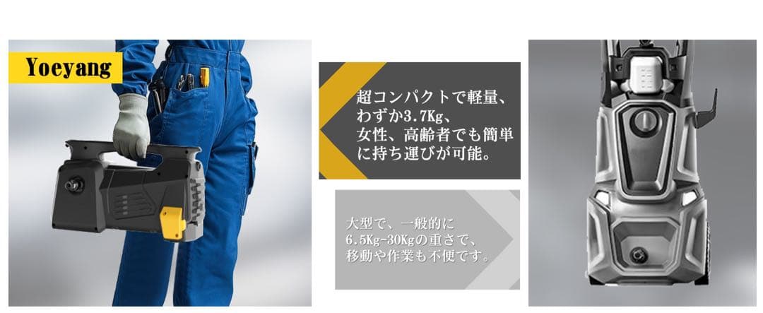 【匿名配送】高圧洗浄機12MPa 家庭用高圧洗浄機 3段階水圧調節