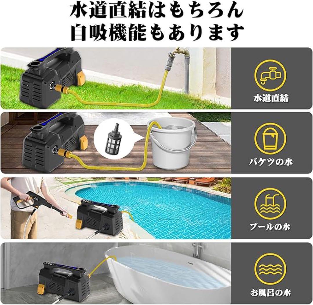 【匿名配送】高圧洗浄機12MPa 家庭用高圧洗浄機 3段階水圧調節