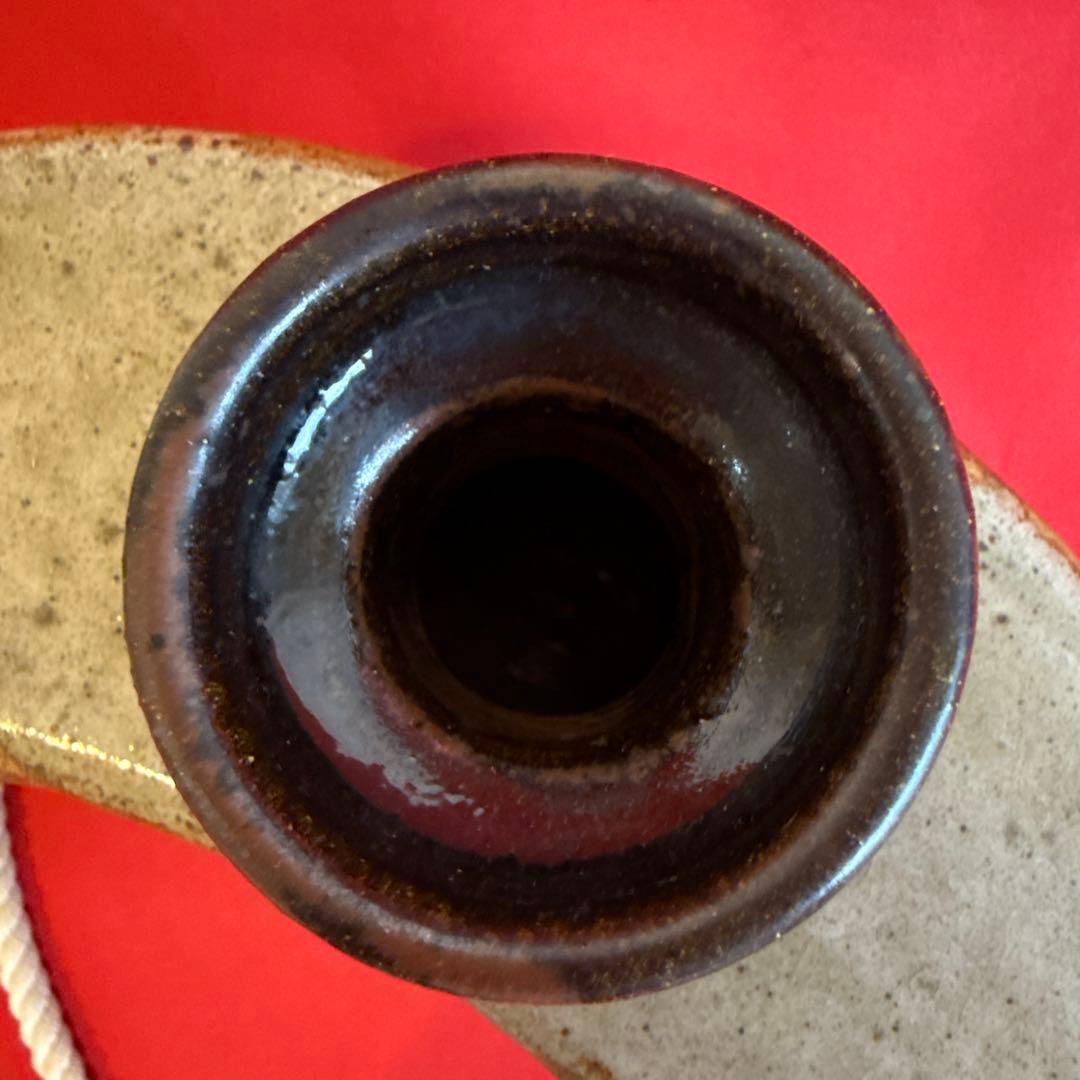 お*)様 きびん ★☆ 海老紋抱瓶 壺屋焼 壷屋焼 作家もの 人間国宝？ 詳細不