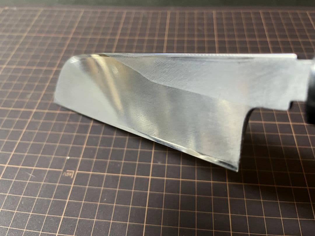 KK正本総本店 むきもの 薄刃包丁 水牛柄 白鋼ニ 刃渡り18cm 美品