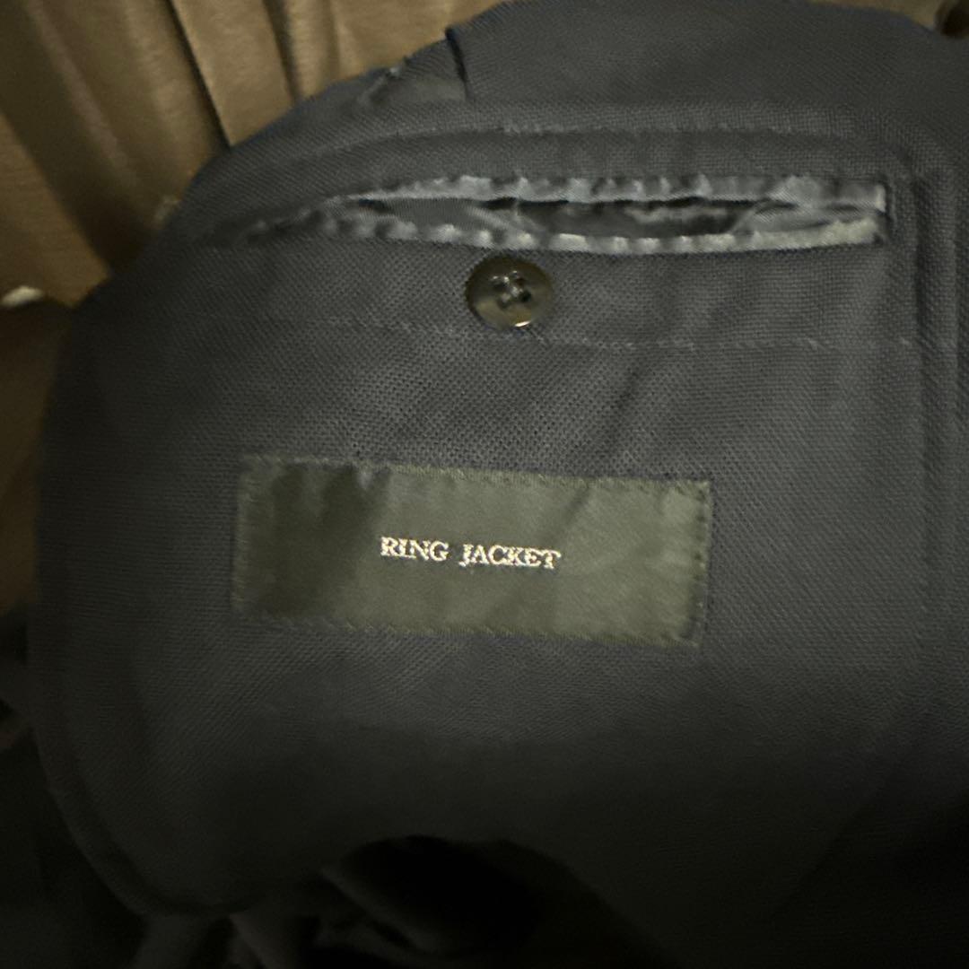 RING JACKET ネイビー テーラードジャケット セット　44サイズ