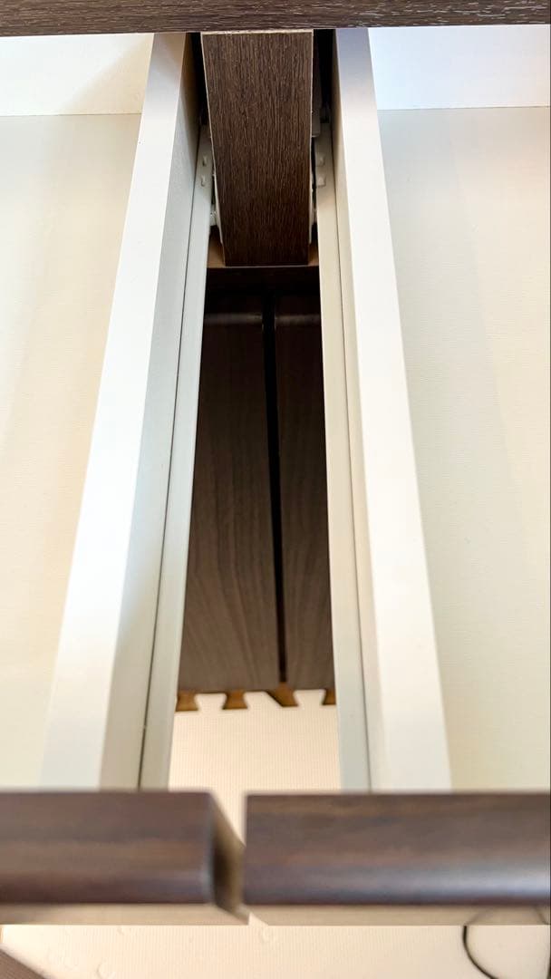 ニトリ　食器棚　ブラウン