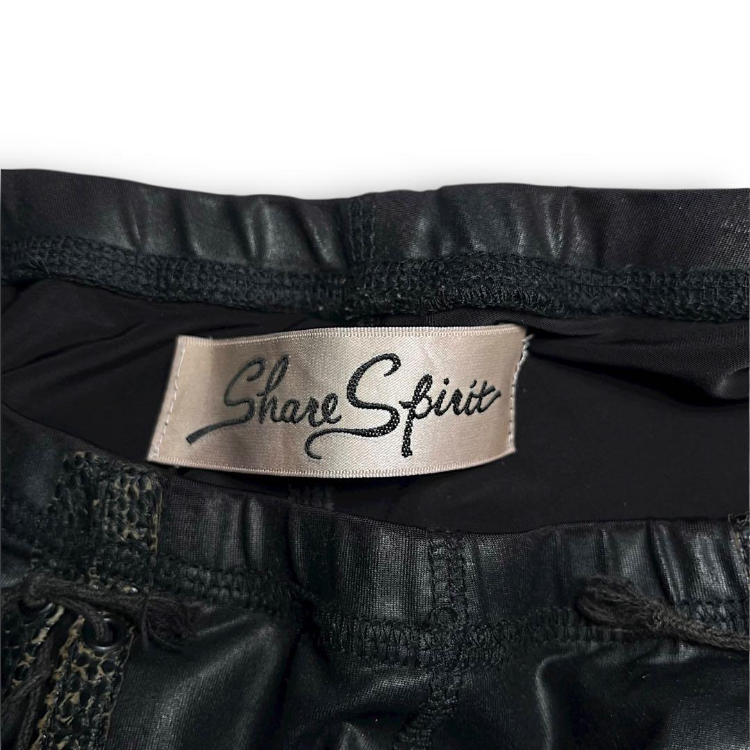 レッグウェア SHARE SPIRIT Lace up python leggings