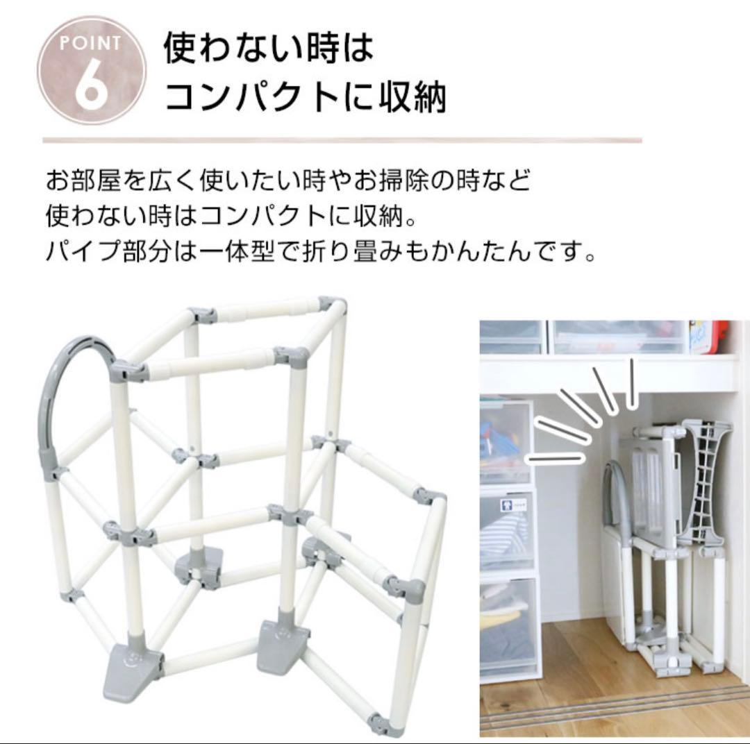 ジャングルジム 滑り台 折りたたみ グレー コンパクト わんぱくスライダージム