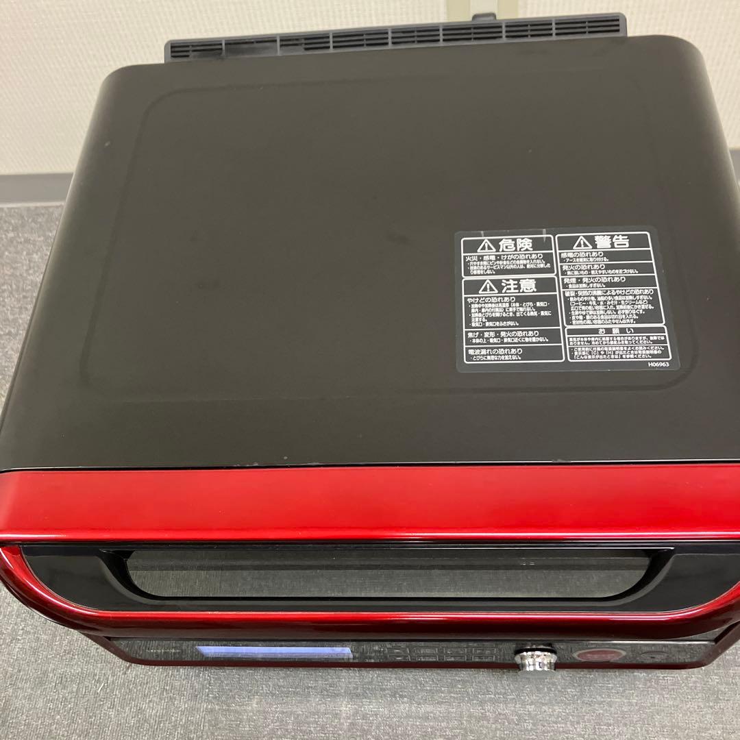 天板未使用！　東芝 ER-JZ3000 赤色 スチームオーブンレンジ 2016年