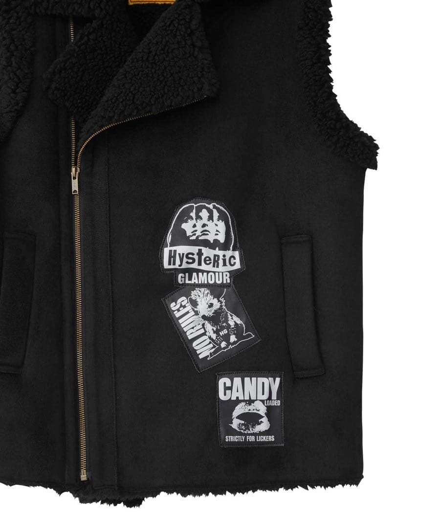 y*i様 完売ヒステリックグラマーPUNKCUSTOM エコムートンベストファー