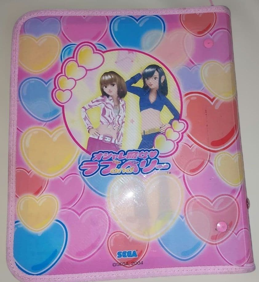 ①ラブandベリー ゲームカード １４３枚 ＆ クリアフォルダーケース