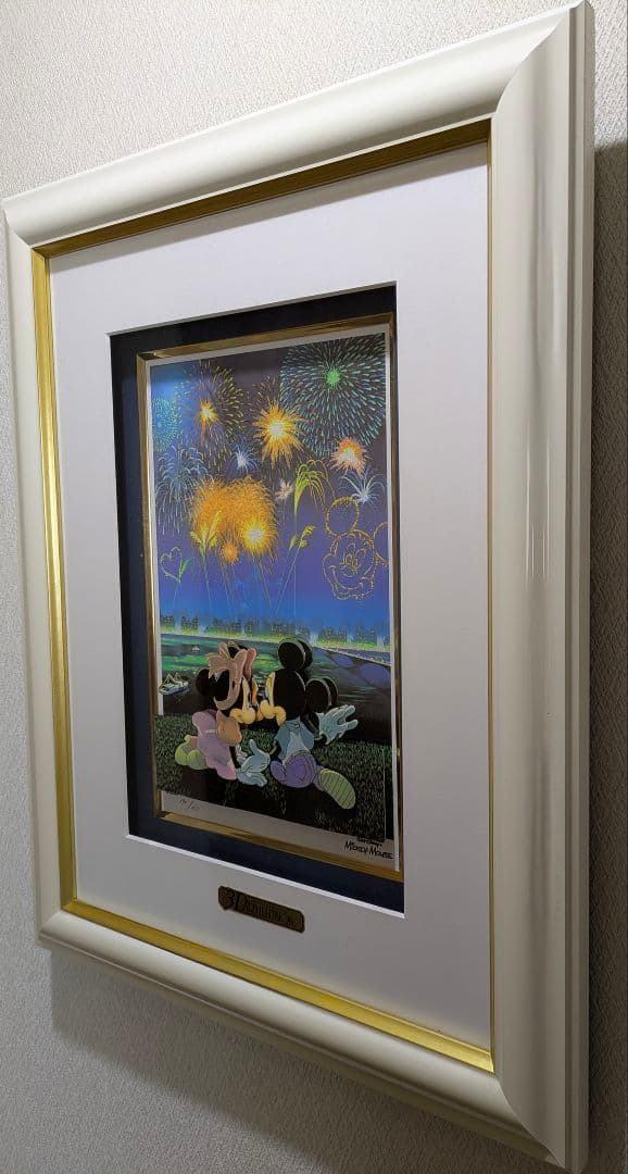 【としくん】Disney ミッキー＆ミニー3Dシルクスクリーン