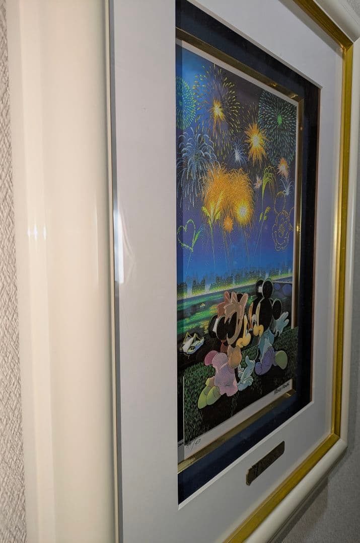 【としくん】Disney ミッキー＆ミニー3Dシルクスクリーン