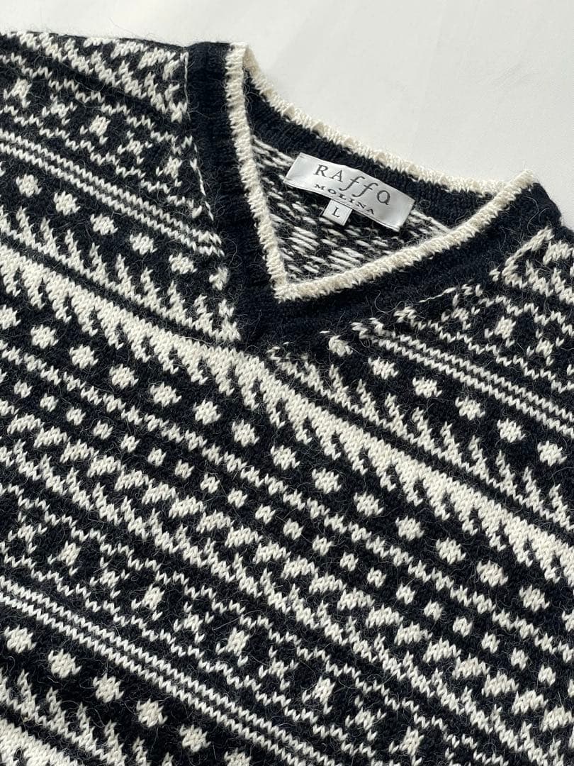 BEAMS購入新品同様 RAffa MOLINA ニットベスト ラッファモリナ