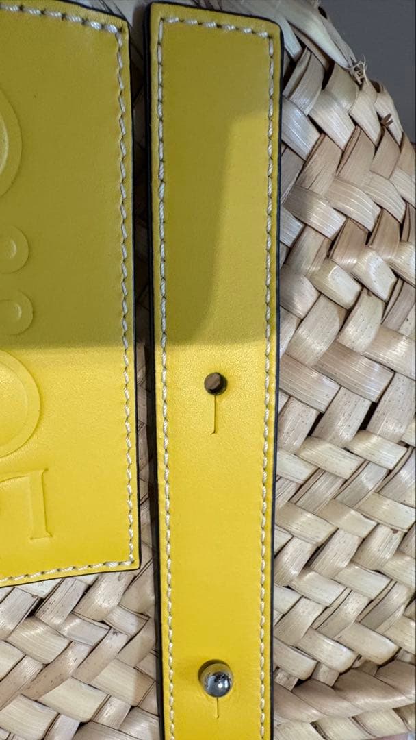 LOEWE ロエベ バスケットバッグ かごバッグ スモール イエロー