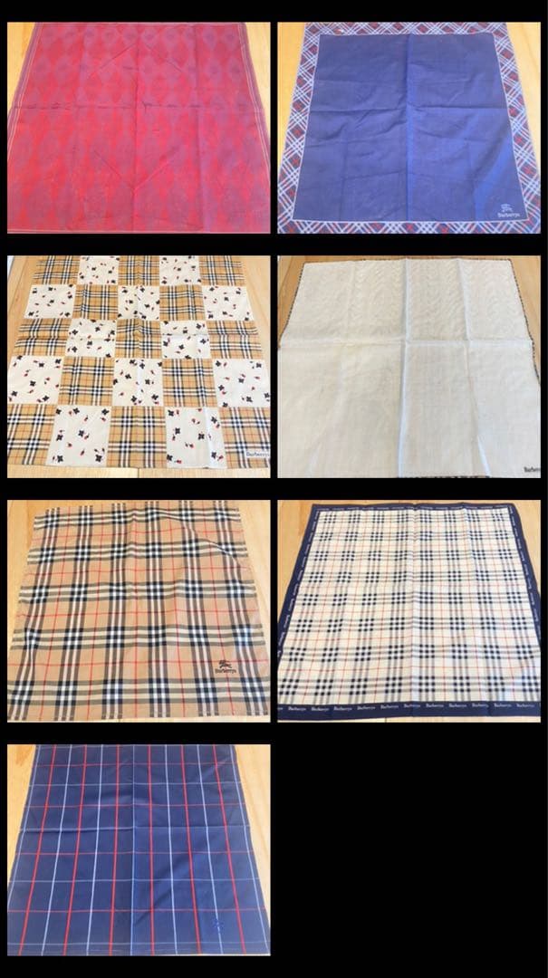 Burberry ハンカチ　21枚セット