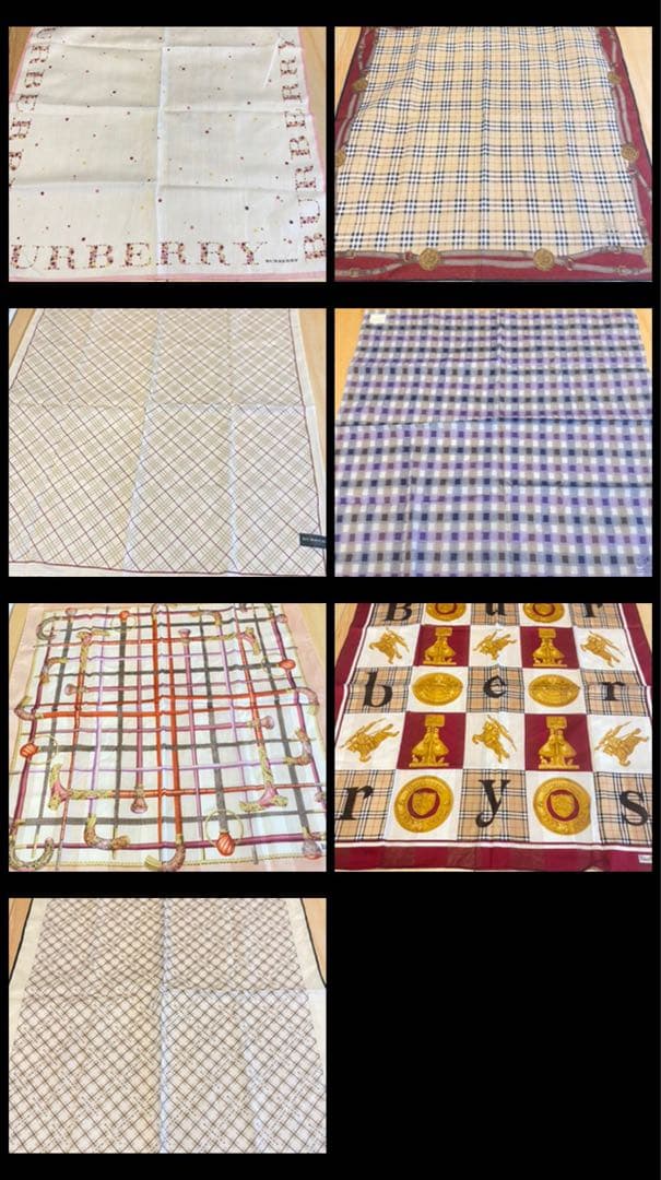 Burberry ハンカチ　21枚セット