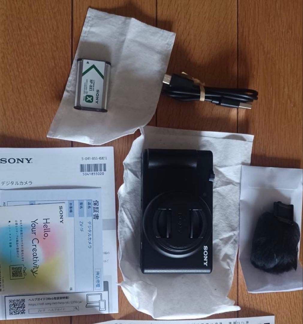 sony vlogcamera zv-1f 美品
