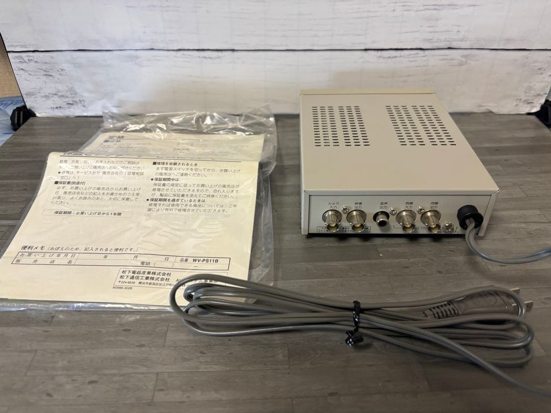 Panasonic監視カメラWV-PS11B WV-RM70 WV-CP140V