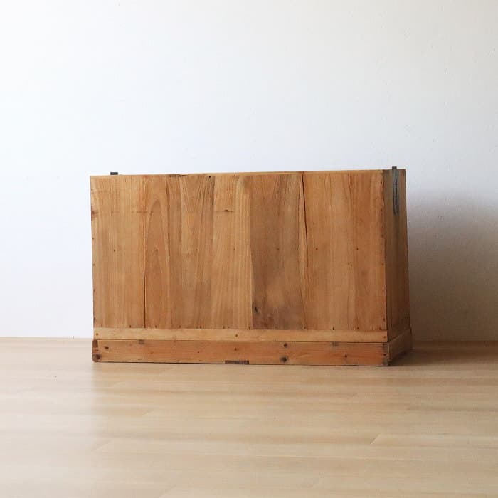 アンティーク 2段 総桐箪笥 古家具 無垢材 無塗装 和タンス 着物用