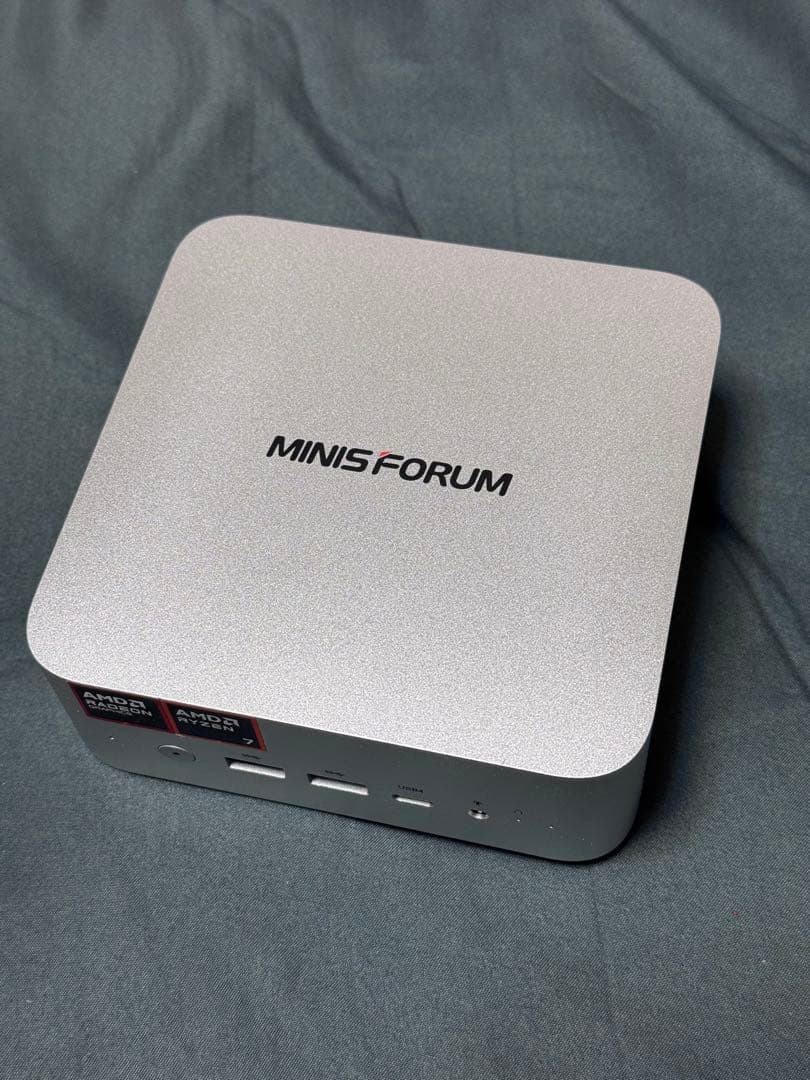 ミニPC MINISFORUM AI X1 Ryzen7 255 32GB1TB