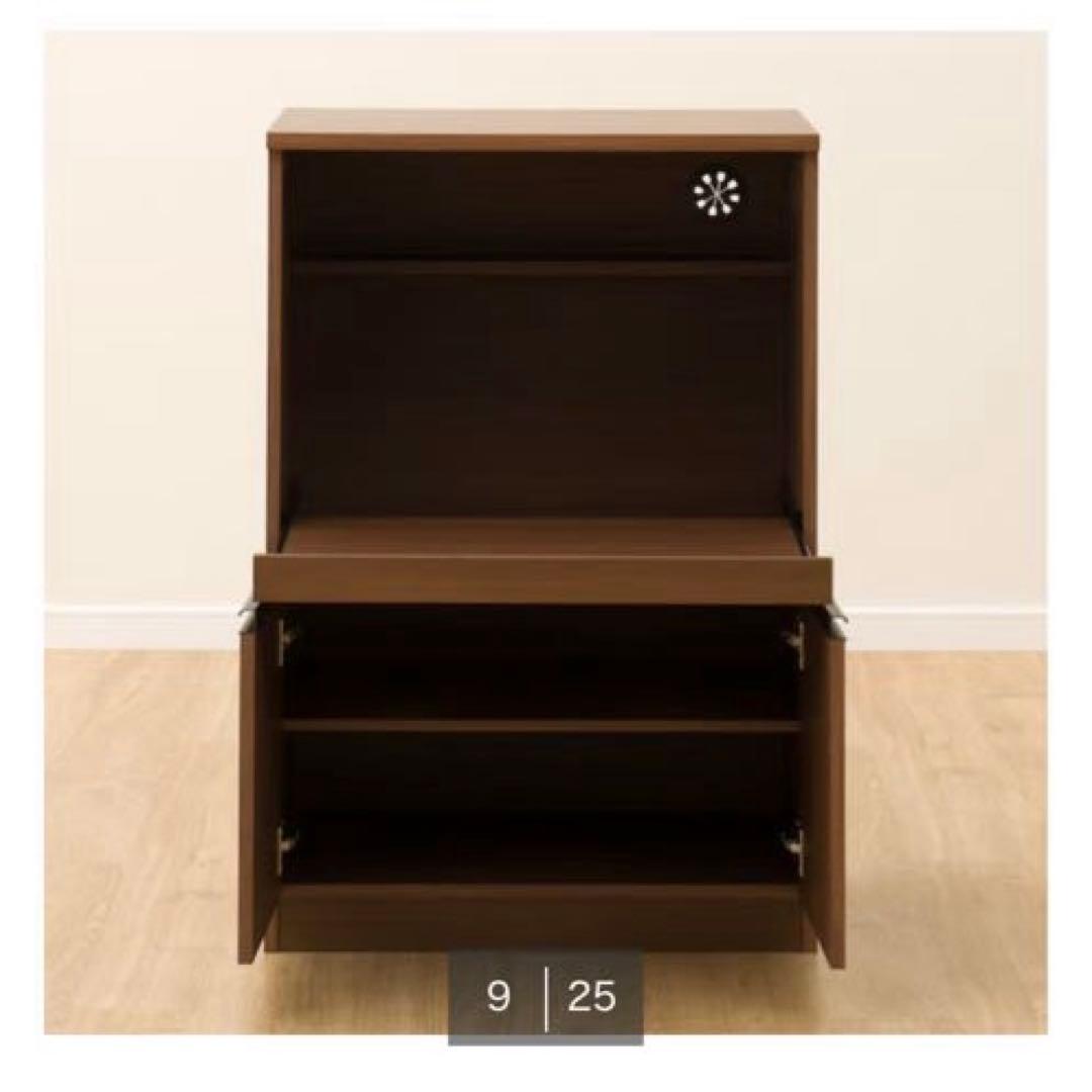 ニトリ レンジ台(フォルムN RE9060 MBR)