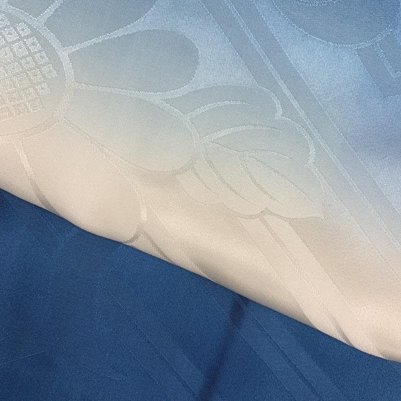 506ay76□お宮参り 男児 祝い着 着物 産着 掛け着 地紋入り□状態良好