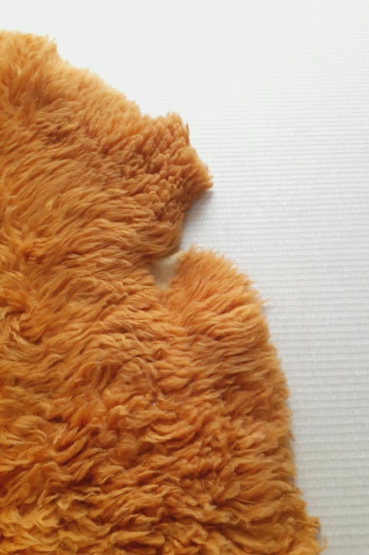 BOWRON オレンジ ムートンラグ 【ニュージーランド産】