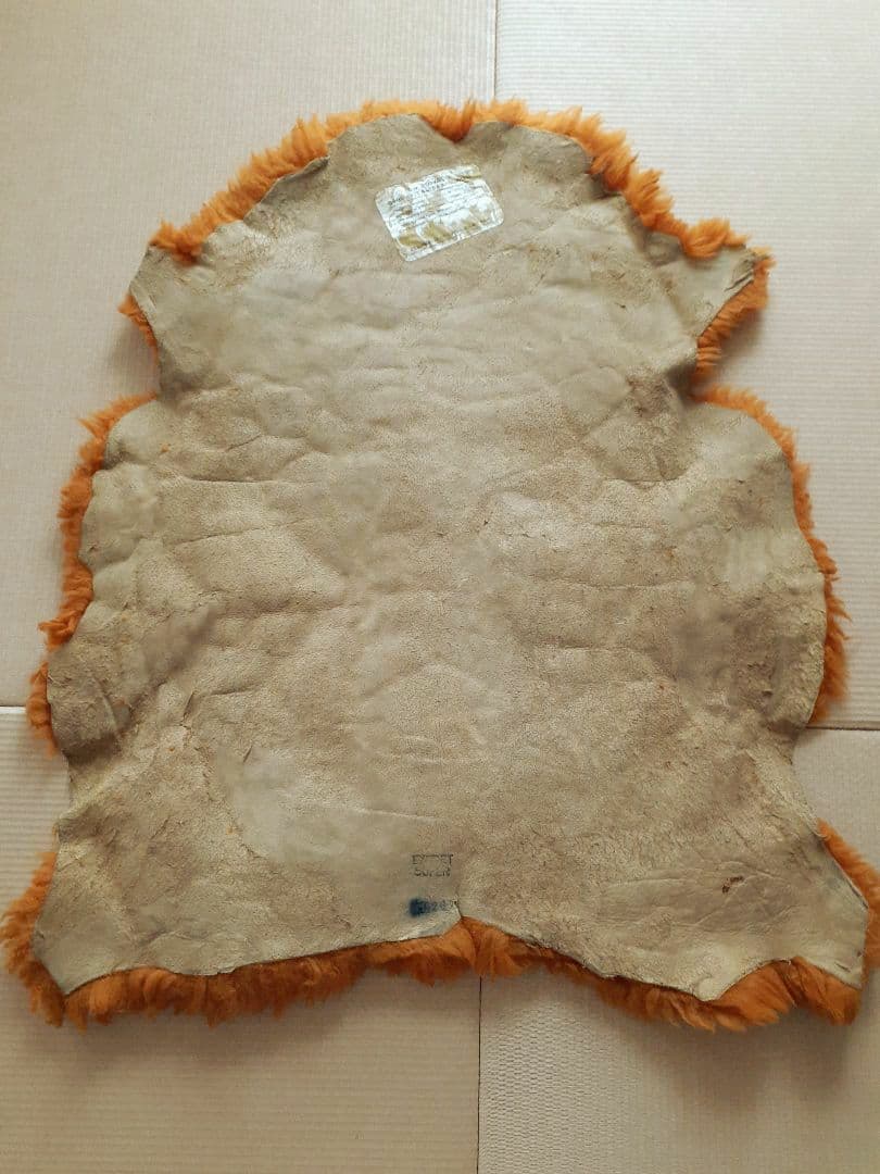 BOWRON オレンジ ムートンラグ 【ニュージーランド産】