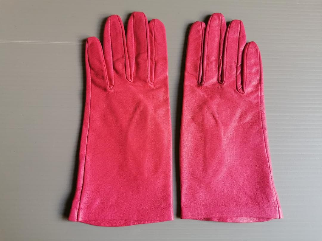 コムデギャルソン 手袋 羊革 ピンク 美品 とっても柔らか 18cm